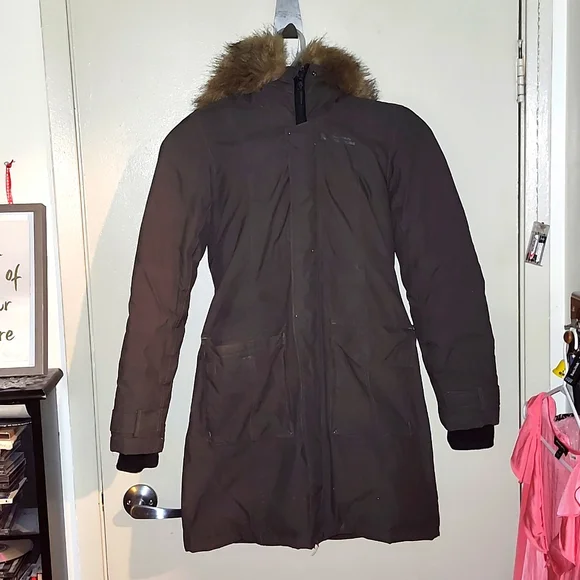 MOUNTAIN WAREHOUSE Dark Green Parka, Size 4, EUC - Picture 1 of 9